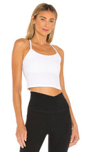 Beyond Yoga Spacedye Slim Racerback Cropped Tank in White - Beyond Yoga - Débardeur court slim à dos nageur Spacedye - Blanc - Beyond Yoga 段染修身工字背短款白色背心 - Beyond Yoga Spacedye Slim Racerback Crop Tank in Weiß - Beyond Yoga Spacedye 슬림 레이서백 크롭 탱크탑 - Canotta corta Beyond Yoga Spacedye Slim Racerback in bianco