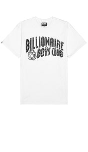 Billionaire Boys Club Arch Knit Tee in White - Billionaire Boys Club - T-shirt en tricot avec arche - Blanc - Billionaire Boys Club 白色拱形针织 T 恤 - Billionaire Boys Club Arch Strick-T-Shirt in Weiß - Billionaire Boys Club 아치 니트 티셔츠 화이트 색상 - T-shirt in maglia Billionaire Boys Club Arch in bianco