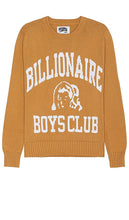 Billionaire Boys Club Campus Sweater in Orange - Billionaire Boys Club Campus - Pull orange - Billionaire Boys Club Campus 橙色毛衣 - Billionaire Boys Club Campus-Pullover in Orange - Billionaire Boys Club 캠퍼스 스웨터 - Maglione del campus del Billionaire Boys Club in arancione