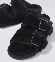Birkenstock 1774 Arizona 1774 shearling-lined suede sandals