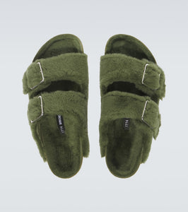 Birkenstock 1774 Arizona 1774 shearling-lined suede sandals