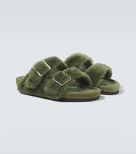 Birkenstock 1774 Arizona 1774 shearling-lined suede sandals