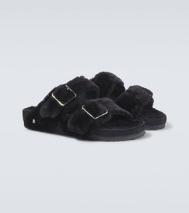 Birkenstock 1774 Arizona 1774 shearling-lined suede sandals