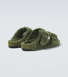 Birkenstock 1774 Arizona 1774 shearling-lined suede sandals