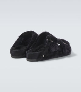 Birkenstock 1774 Arizona 1774 shearling-lined suede sandals