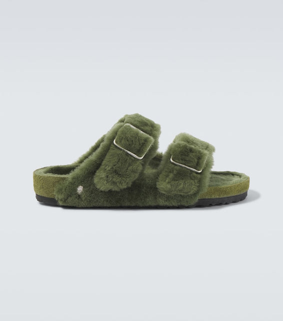 Birkenstock 1774 Arizona 1774 shearling-lined suede sandals