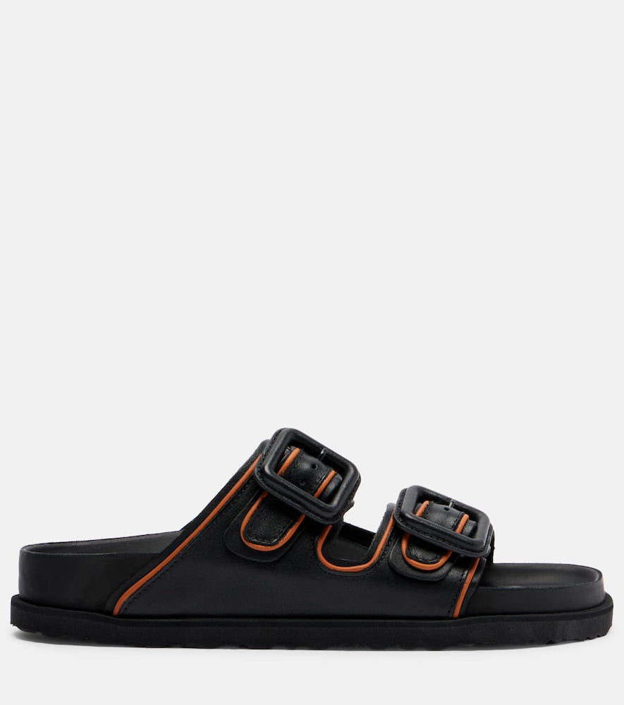 Birkenstock 1774 Arizona leather slides