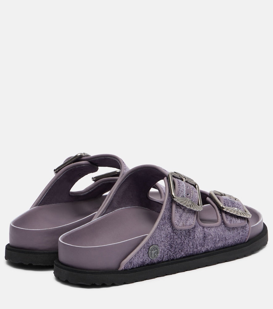 Birkenstock 1774 Arizona velvet slides
