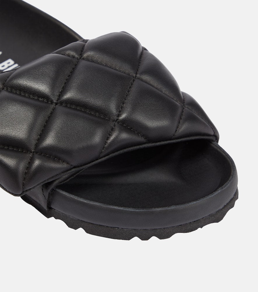 Birkenstock 1774 Sylt quilted leather slides