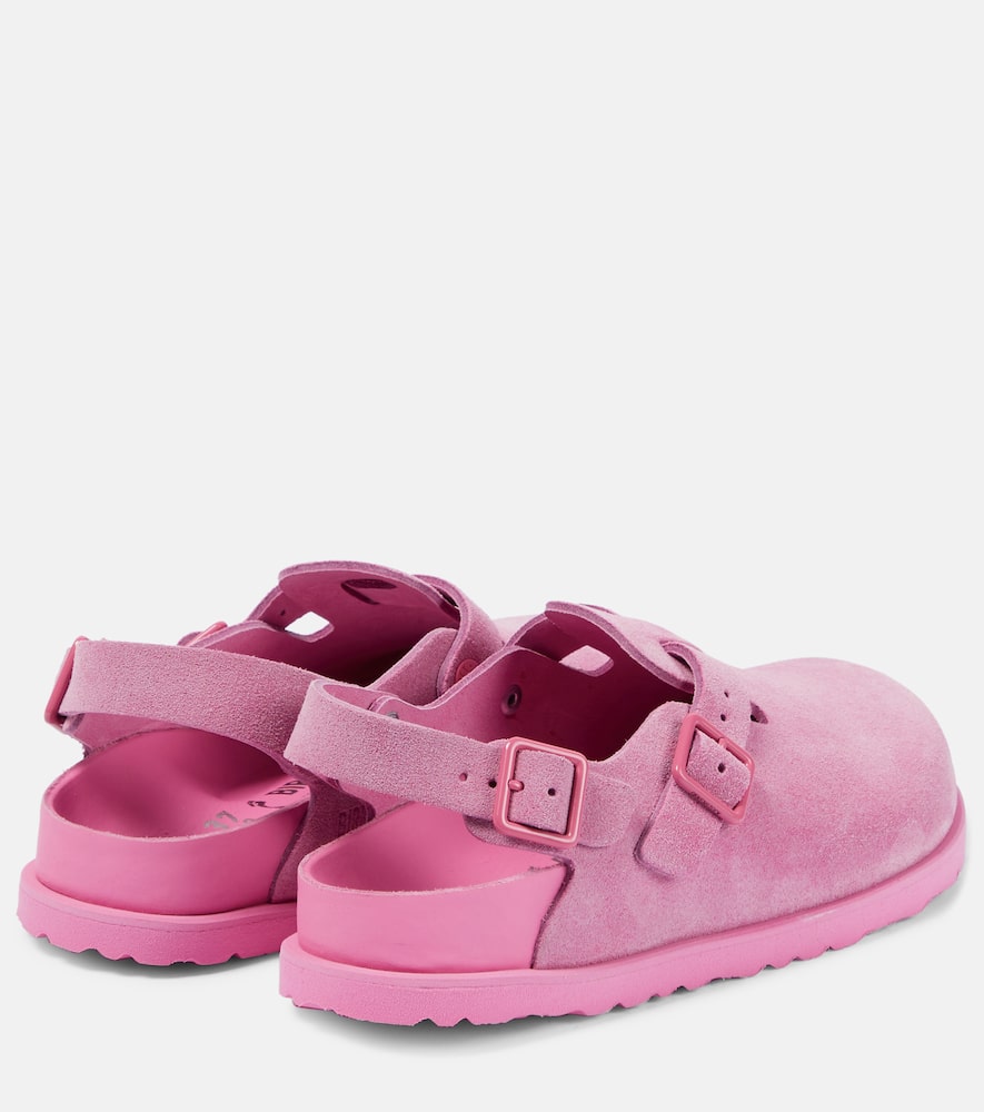Birkenstock 1774 Tokio suede slingback clogs