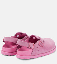Birkenstock 1774 Tokio suede slingback clogs