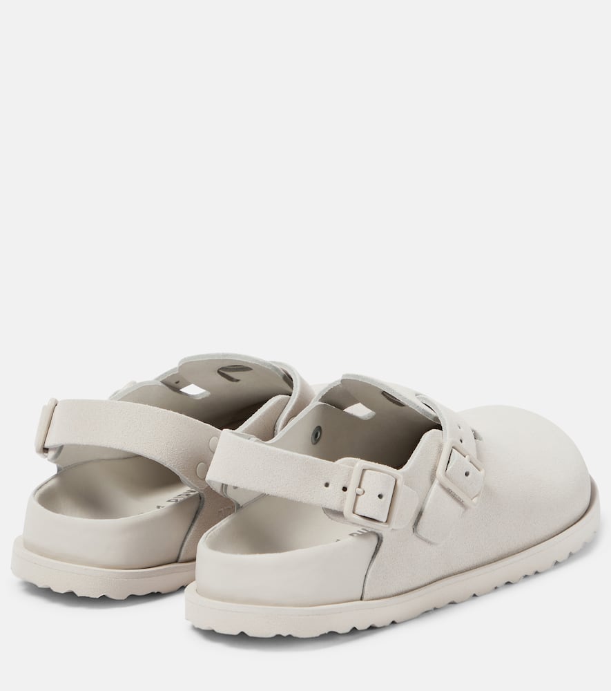 Birkenstock 1774 Tokio suede slingback clogs