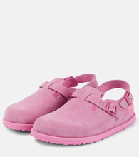 Birkenstock 1774 Tokio suede slingback clogs