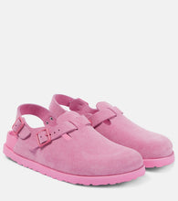 Birkenstock 1774 Tokio suede slingback clogs