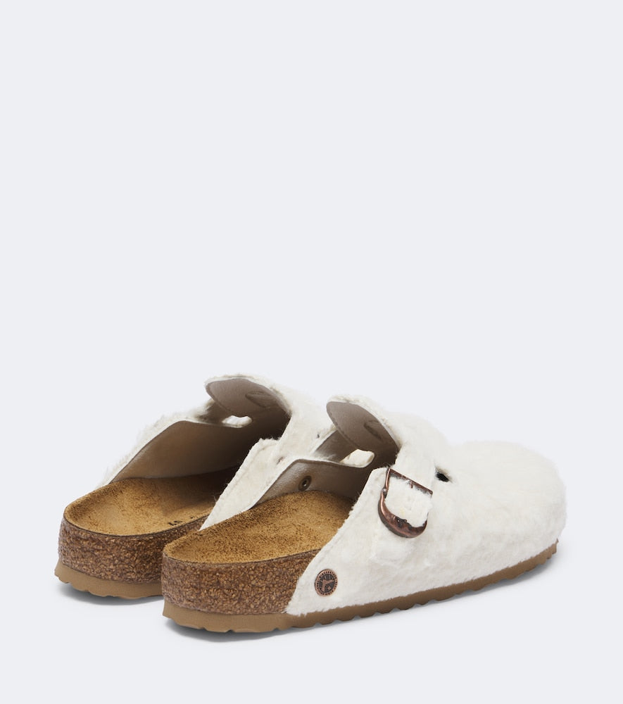 White Birkenstock 1774 Boston clogs - Mules