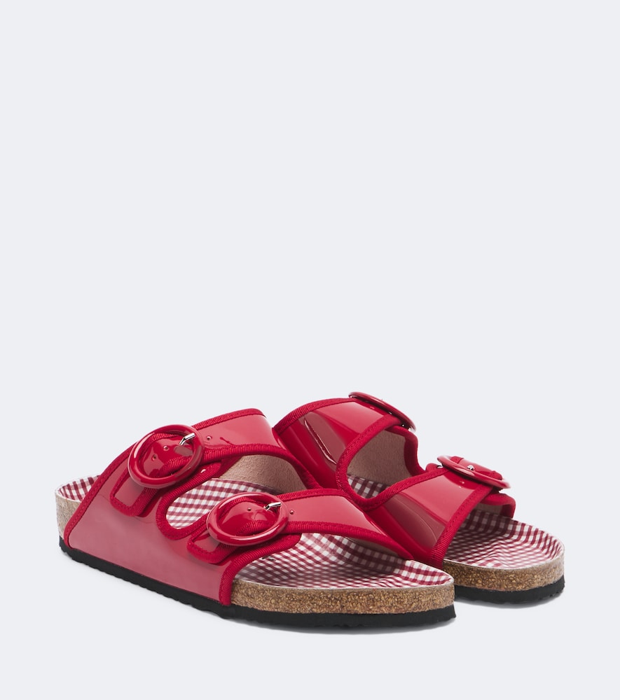 Birkenstock 1774 x Repetto Arizona patent leather sandals in Red - Flat Sandals