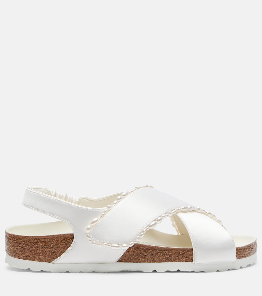 Birkenstock 1774 x Danielle Frankel Tulum embellished satin sandals