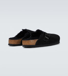 Birkenstock Boston suede clogs