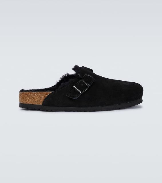 Birkenstock Boston suede clogs