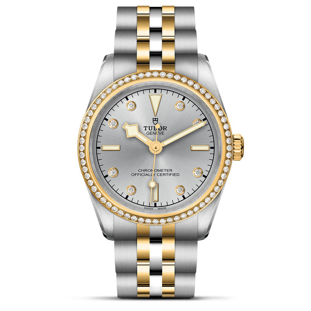Black Bay 31 S&G Stainless Steel and Yellow Gold Diamond Watch | Silver Dial | 31mm | M79613-0006