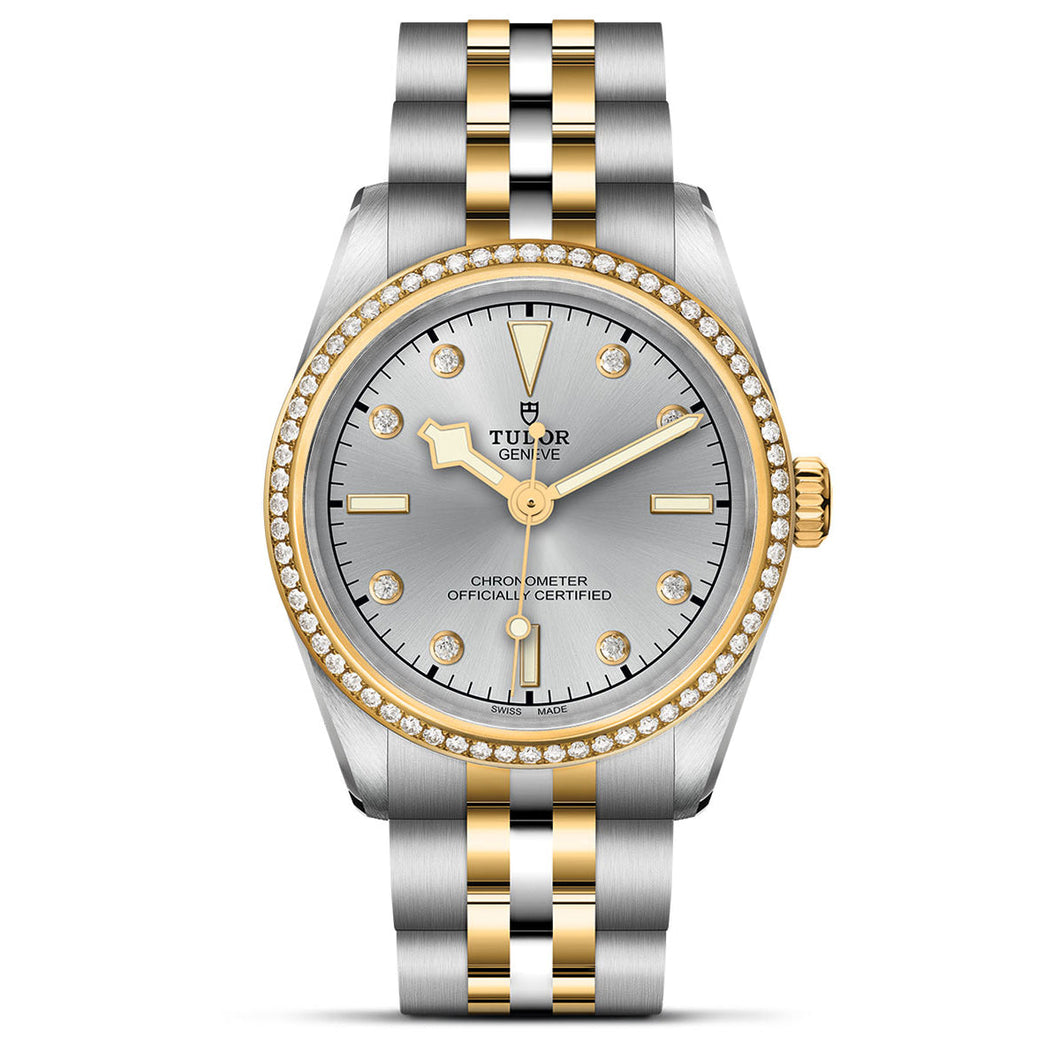 Black Bay 31 S&G Stainless Steel and Yellow Gold Diamond Watch | Silver Dial | 31mm | M79613-0006