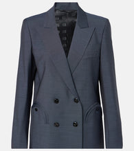 Blaze Milano Milano Alie double-breasted wool and mohair blazer