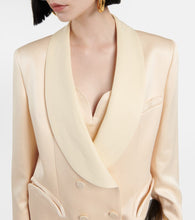 Blaze Milano Milano Bridal Smoking satin blazer