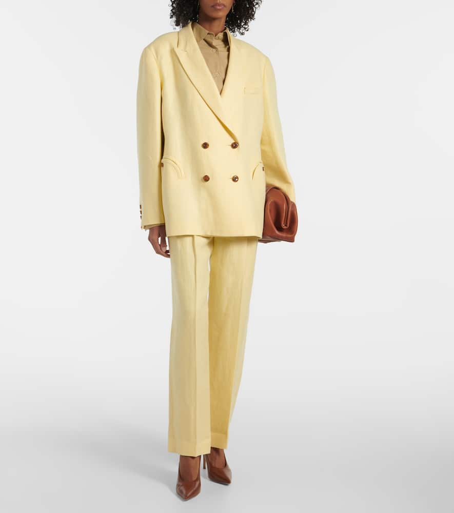 Blaze Milano Milano Clarity Nightbreak linen blazer
