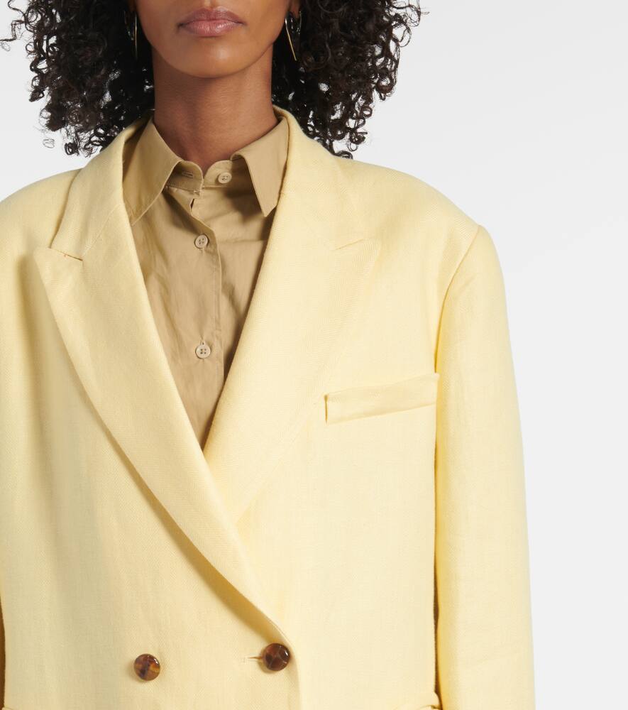 Blaze Milano Milano Clarity Nightbreak linen blazer