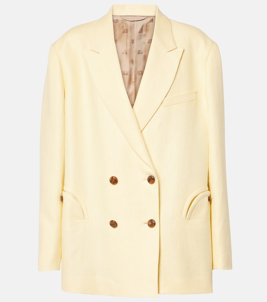 Blaze Milano Milano Clarity Nightbreak linen blazer