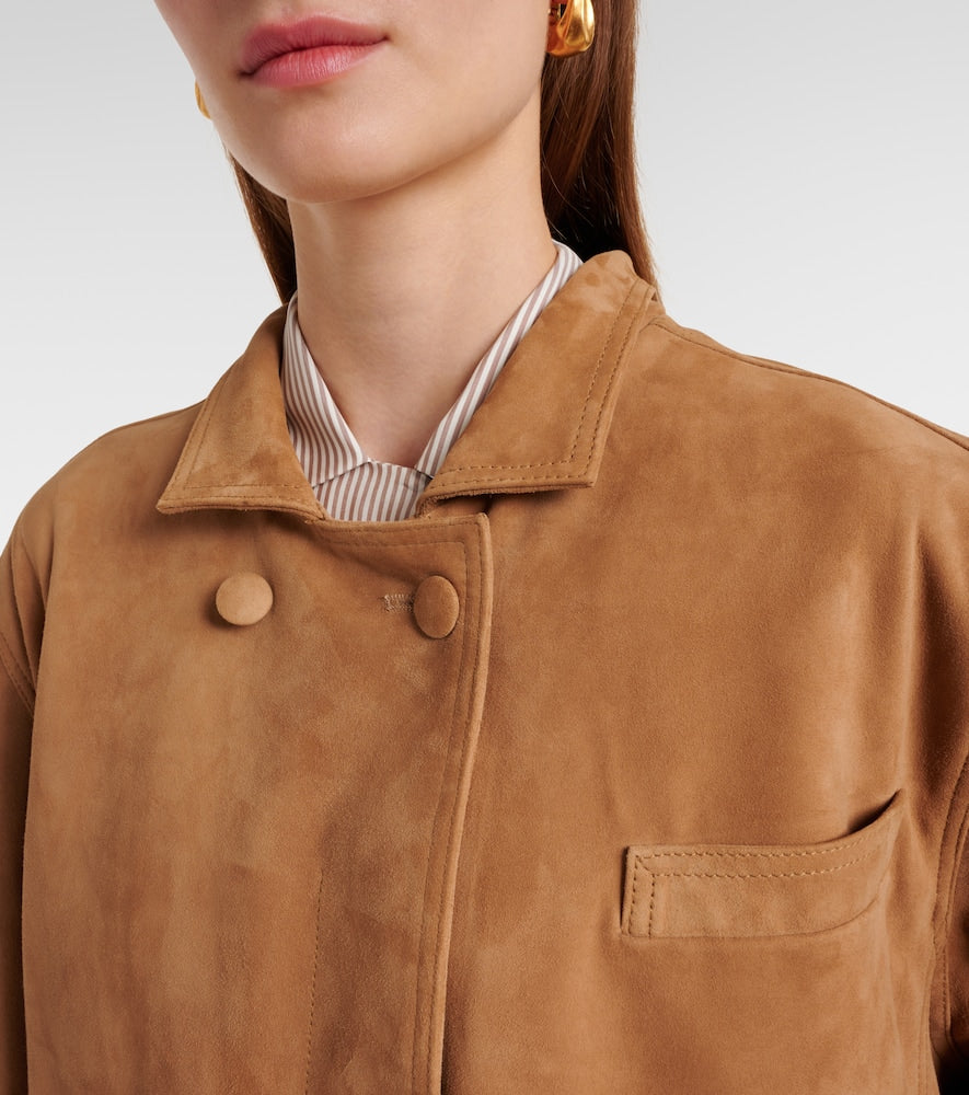 Blaze Milano Milano Cleo suede bomber jacket