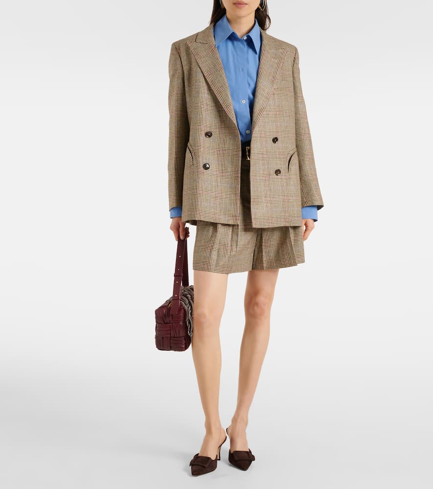 Blaze Milano Milano Jealousy Everynight checked silk blazer