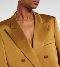 Blaze Milano Milano Novalis double-breasted satin blazer