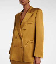 Blaze Milano Milano Novalis double-breasted satin blazer