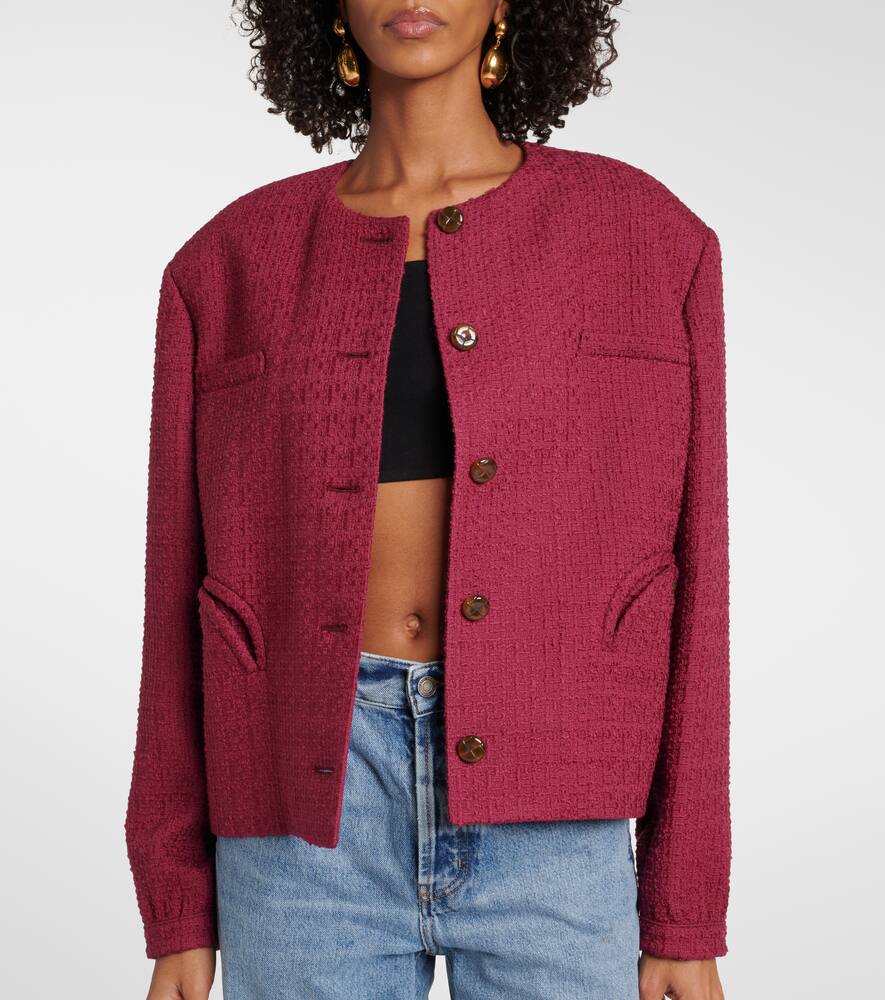 Blaze Milano Milano Rush Gliss cotton-blend boucl√É¬© jacket