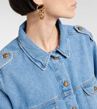 Blaze Milano Milano Sahariana oversized denim jacket