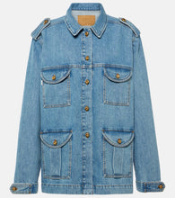 Blaze Milano Milano Sahariana oversized denim jacket