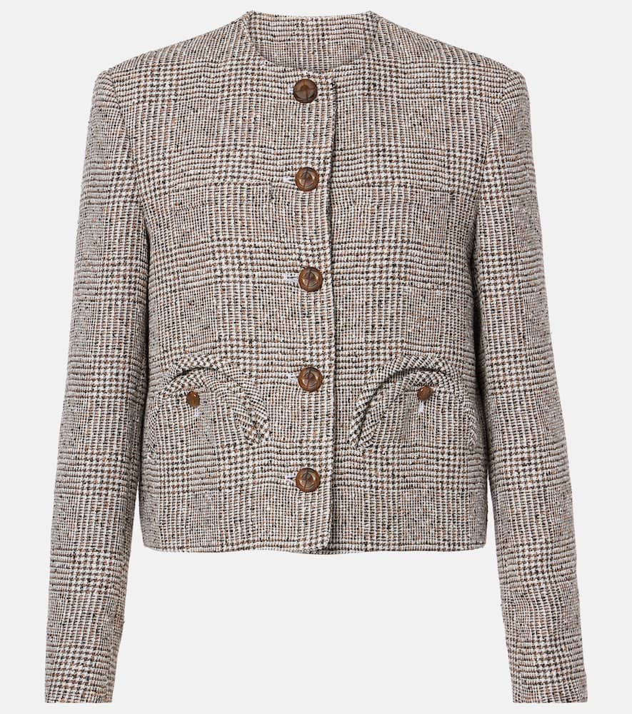 Blaze Milano Milano Shamo Bolero linen-blend jacket