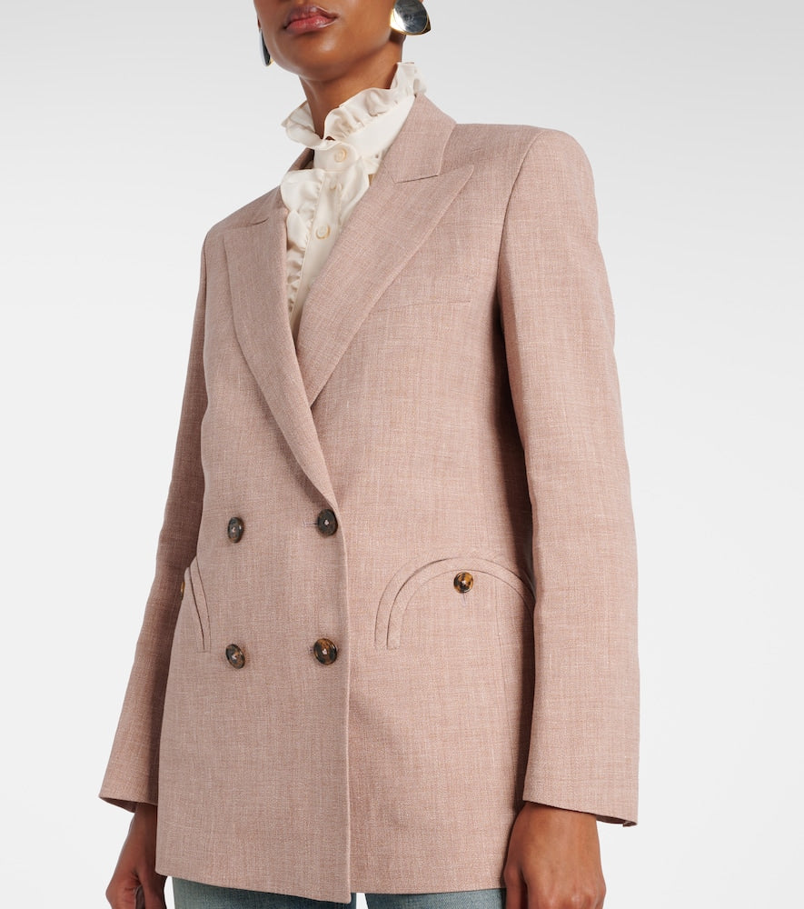 Blaze Milano Milano Spray linen and wool blazer