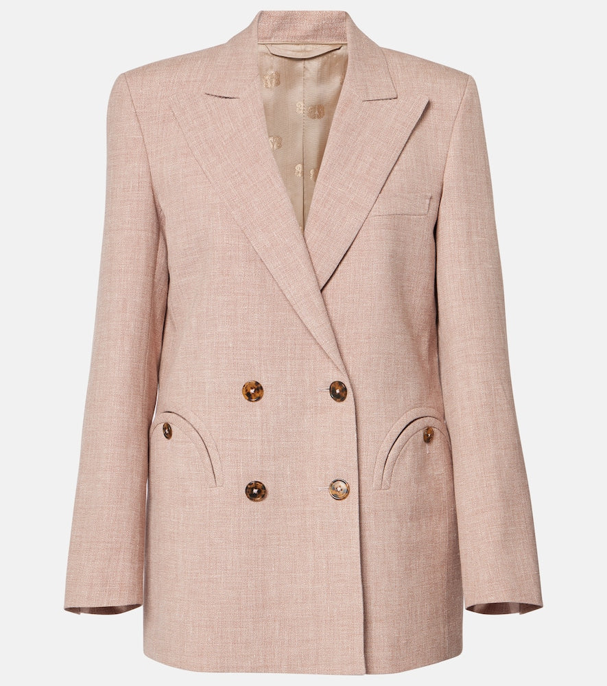Blaze Milano Milano Spray linen and wool blazer