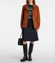 Blaze Milano Milano Viva Cleo suede bomber jacket