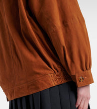 Blaze Milano Milano Viva Cleo suede bomber jacket