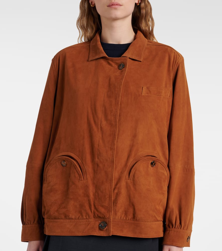 Blaze Milano Milano Viva Cleo suede bomber jacket