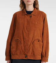 Blaze Milano Milano Viva Cleo suede bomber jacket