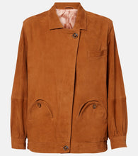 Blaze Milano Milano Viva Cleo suede bomber jacket