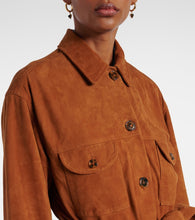 Blaze Milano Milano Viva Sahariana belted suede jacket