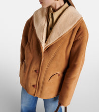Blaze Milano Tatoosh shearling-lined suede jacket