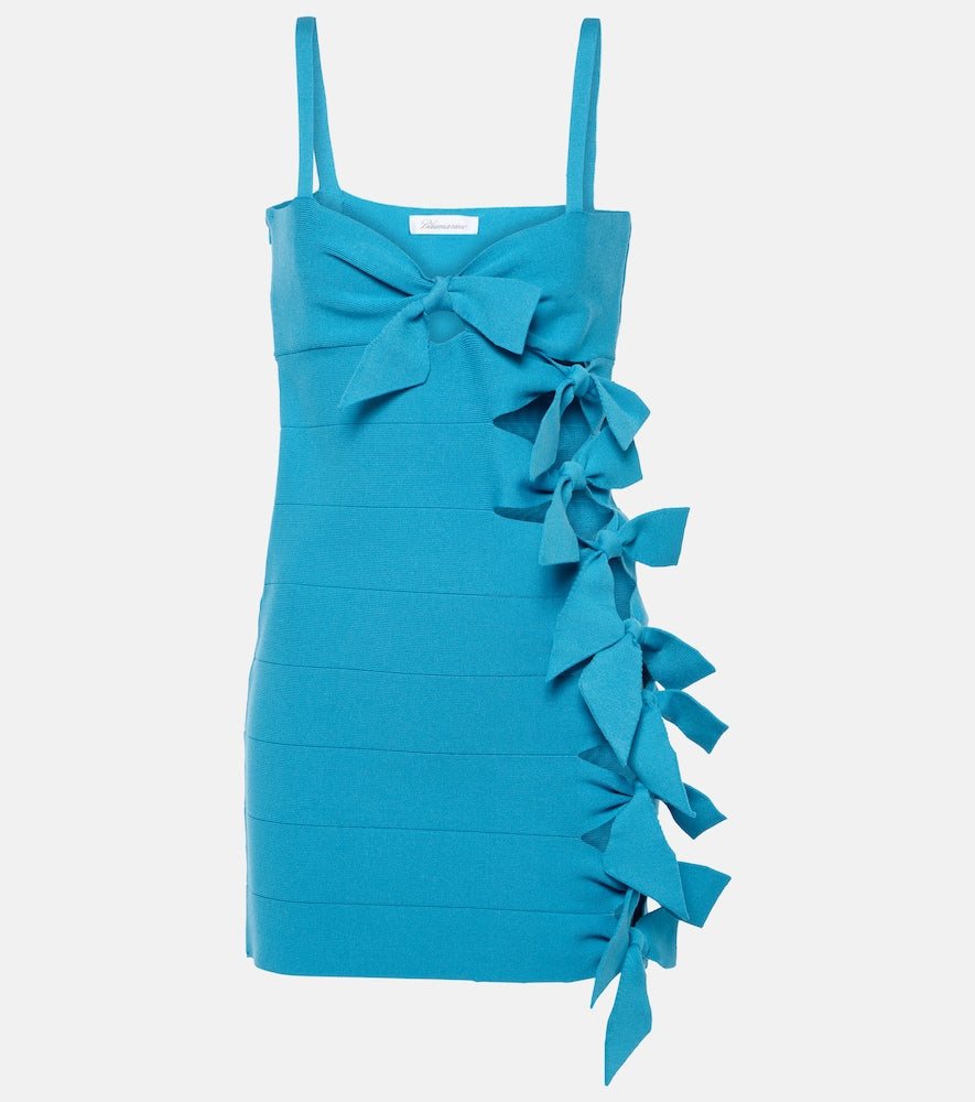 Blumarine Bow-detail minidress. Blumarine蝴蝶结装饰迷你连衣裙