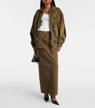 Blumarine Denim bomber jacket