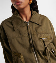 Blumarine Denim bomber jacket